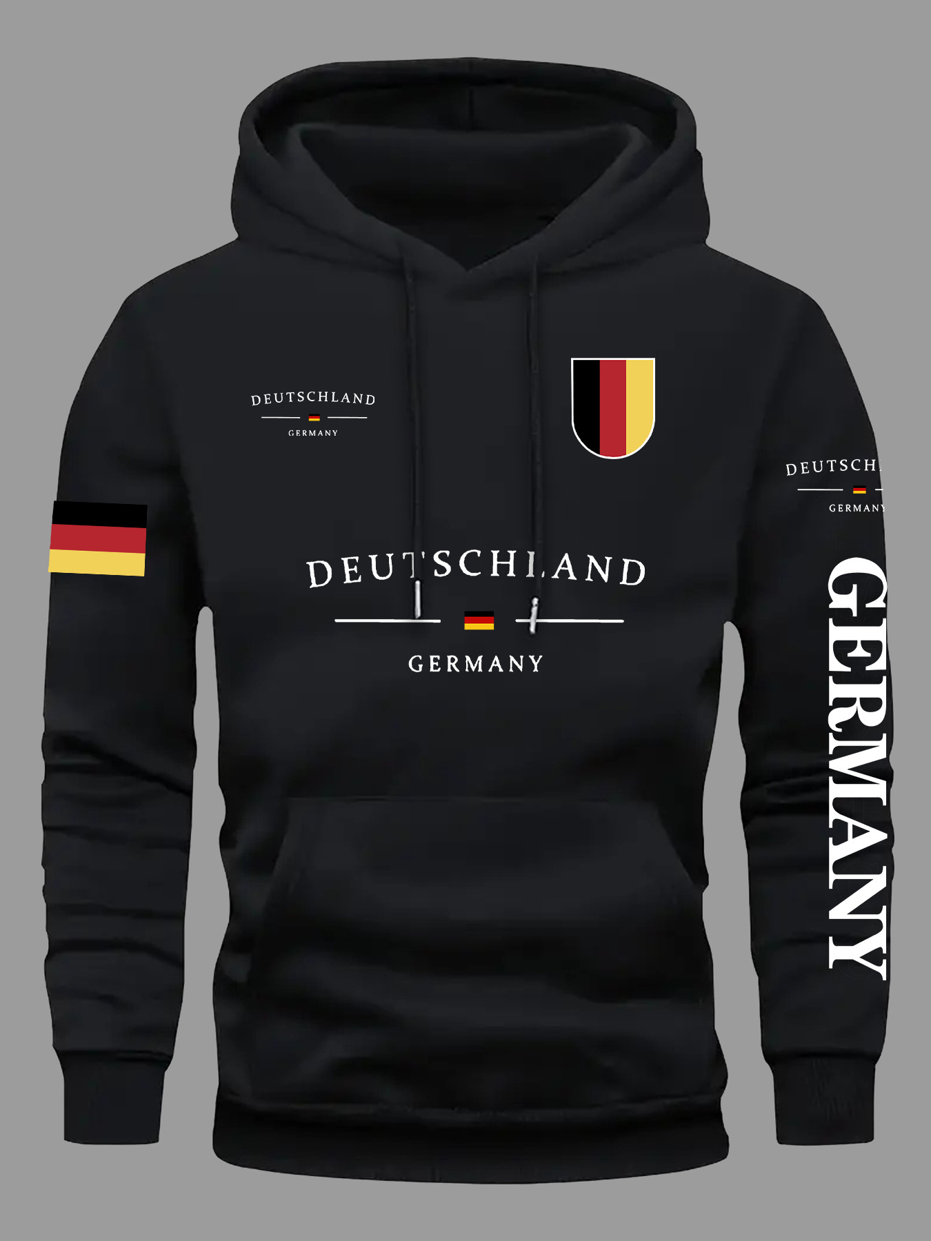 Outdoor Sport An - Sudadera con capucha con la bandera