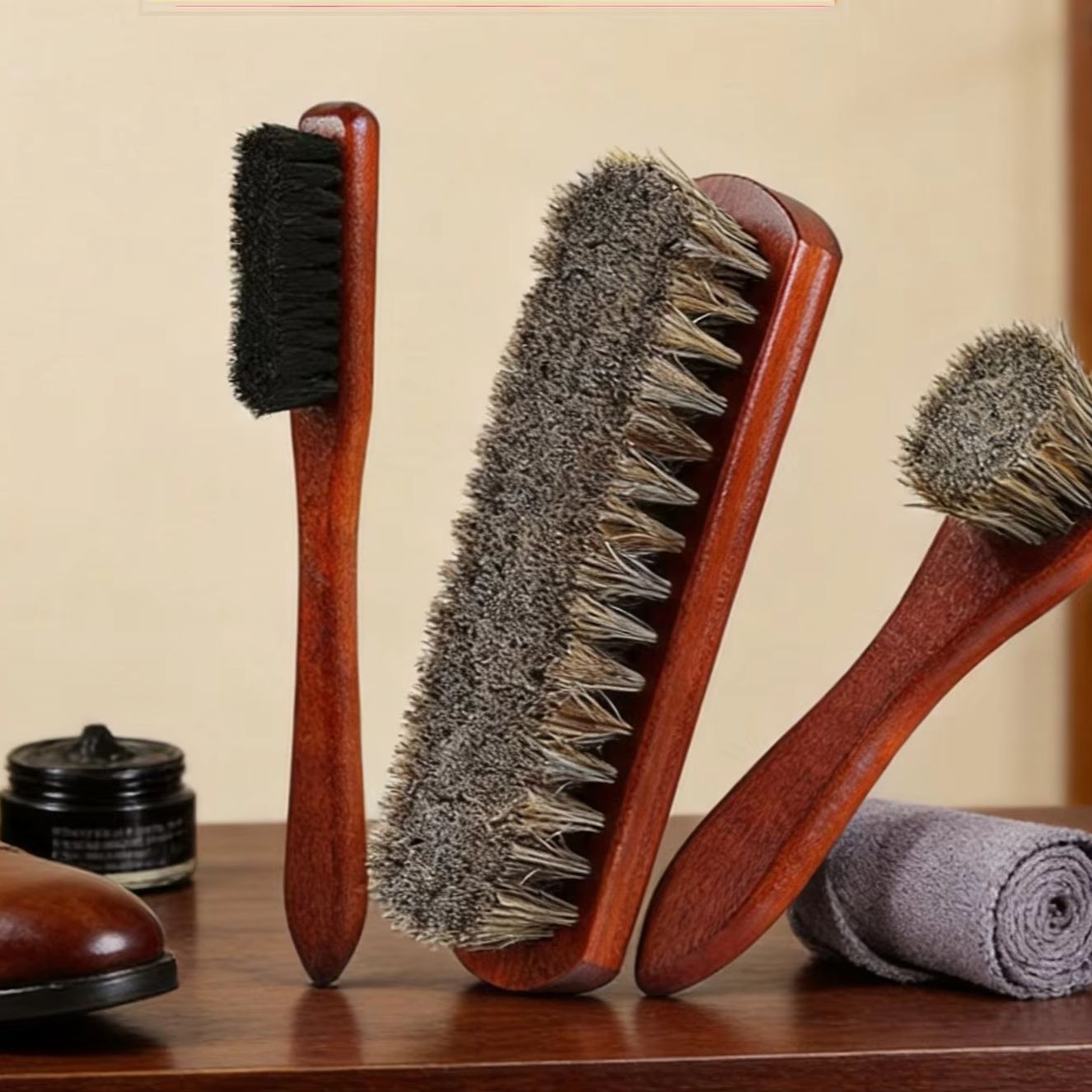 Brushing Boot Horse - Kit de cepillos de limpieza de