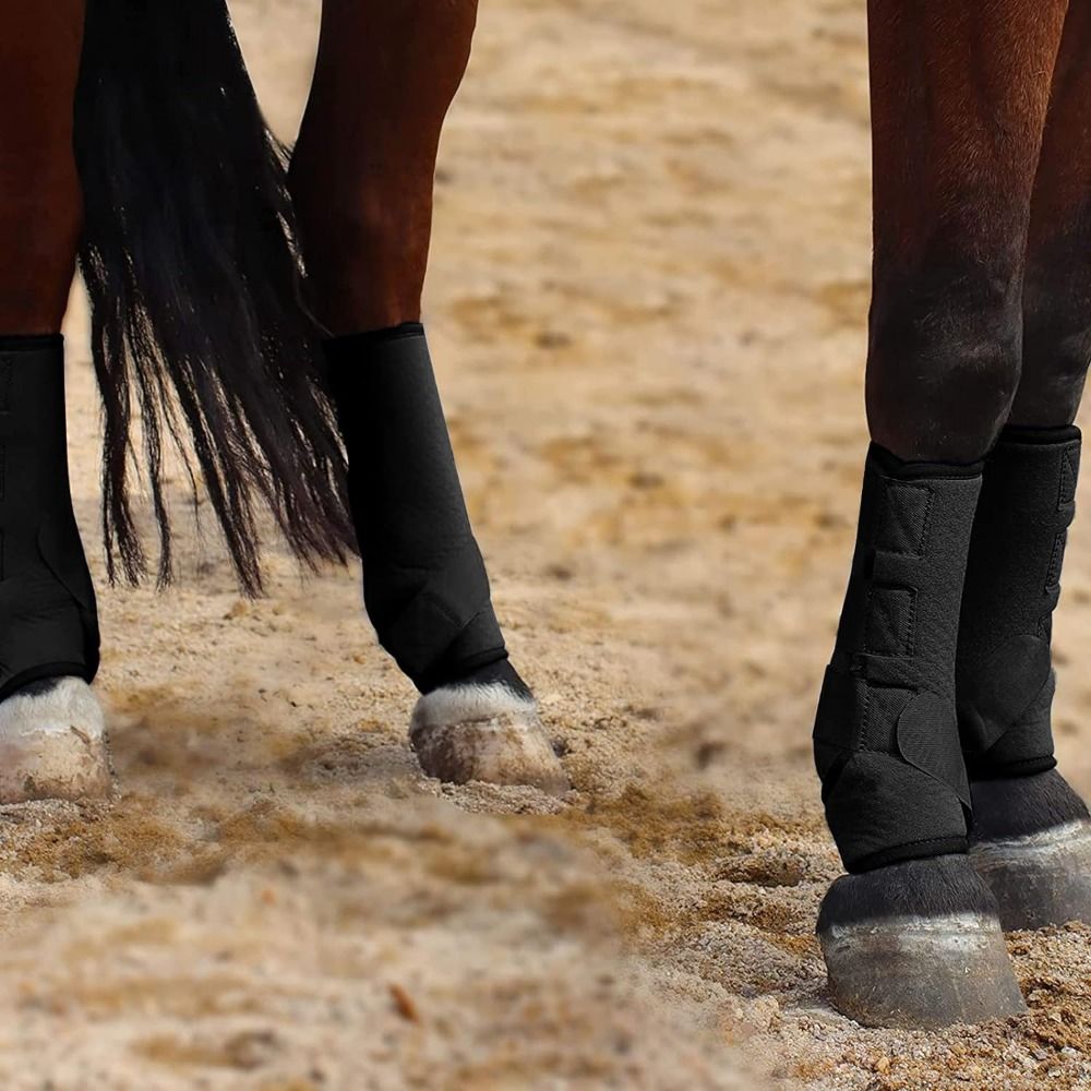 Brushing Boot Horse - 4 unids/set de botas deportivas de