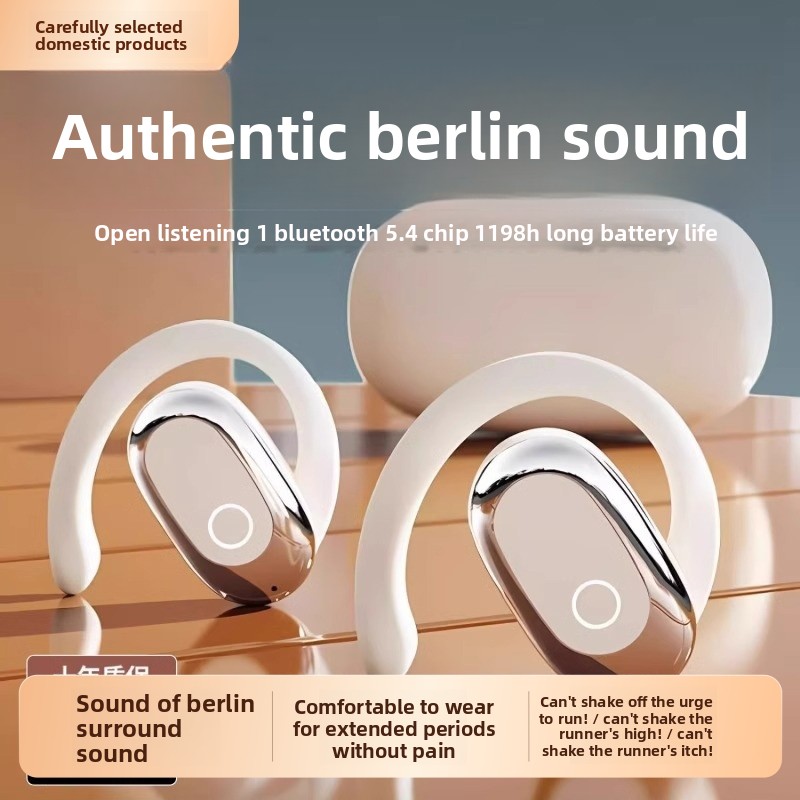 Outdoor Sport Berlin - Audífonos Inalámbricos Bluetooth con Conducción Ósea