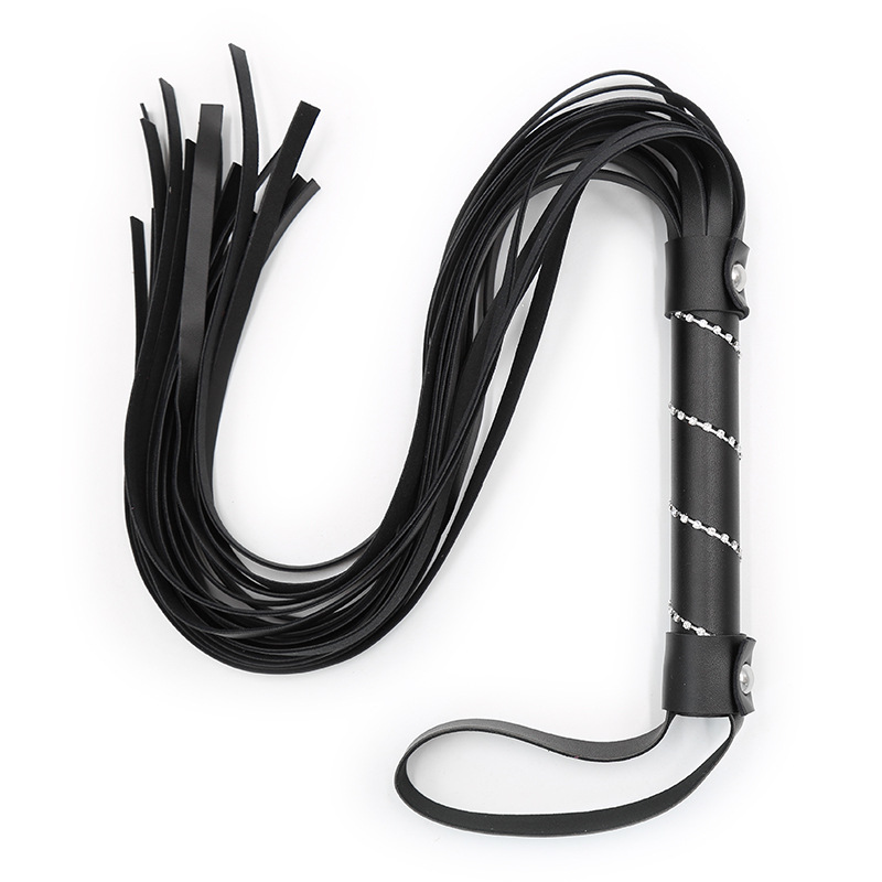 Riding Crop Dressage - Látigo largo de cuero con mango