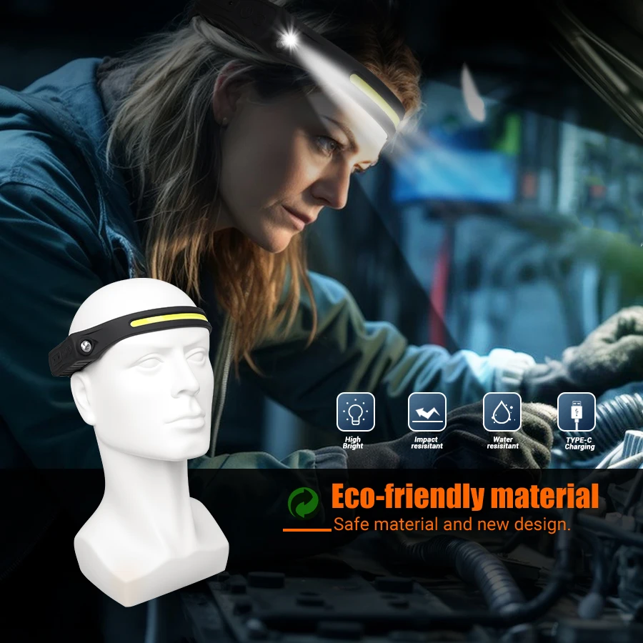 Faro recargable con Sensor de  - Outdoor Sport Activity reseña y precio