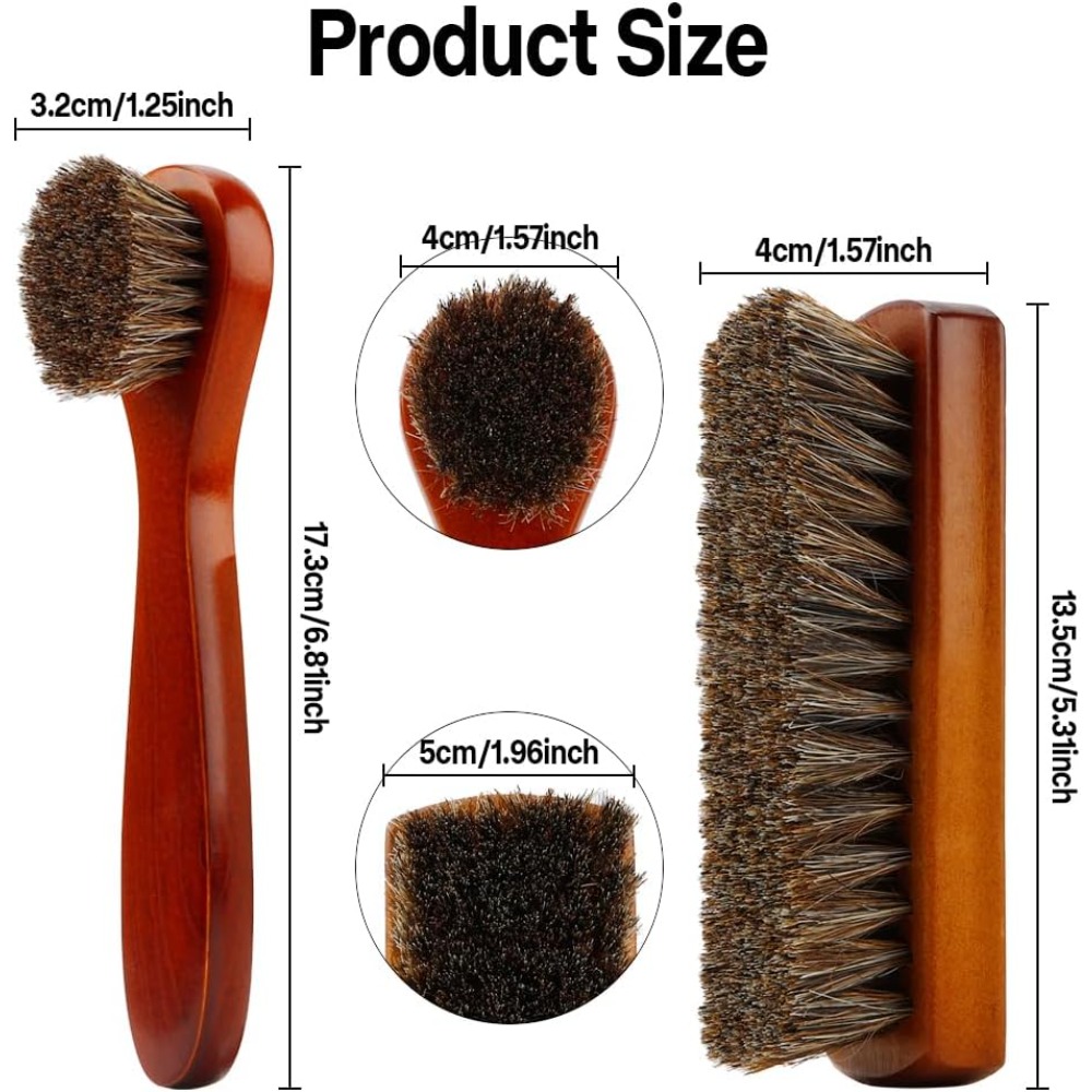 Juego de cepillos para zapatos - Brushing Boot Horse reseña y precio