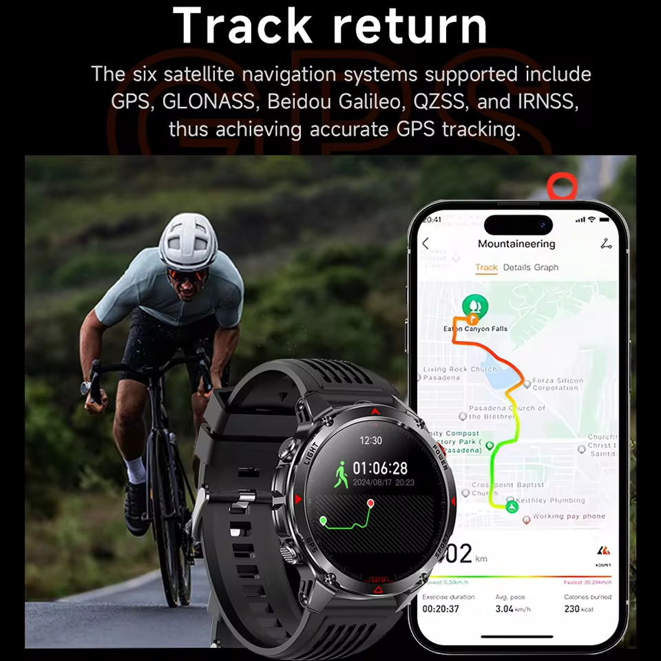 Reloj inteligente militar con  - Definition Of Outdoor Sport reseña y precio