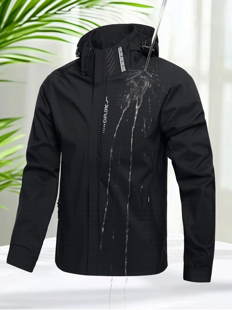 Chaqueta Impermeable para Homb - Outdoor Sport Windbreaker reseña y precio