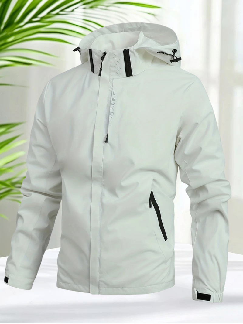 Chaqueta Impermeable para Homb - Outdoor Sport Windbreaker reseña y precio