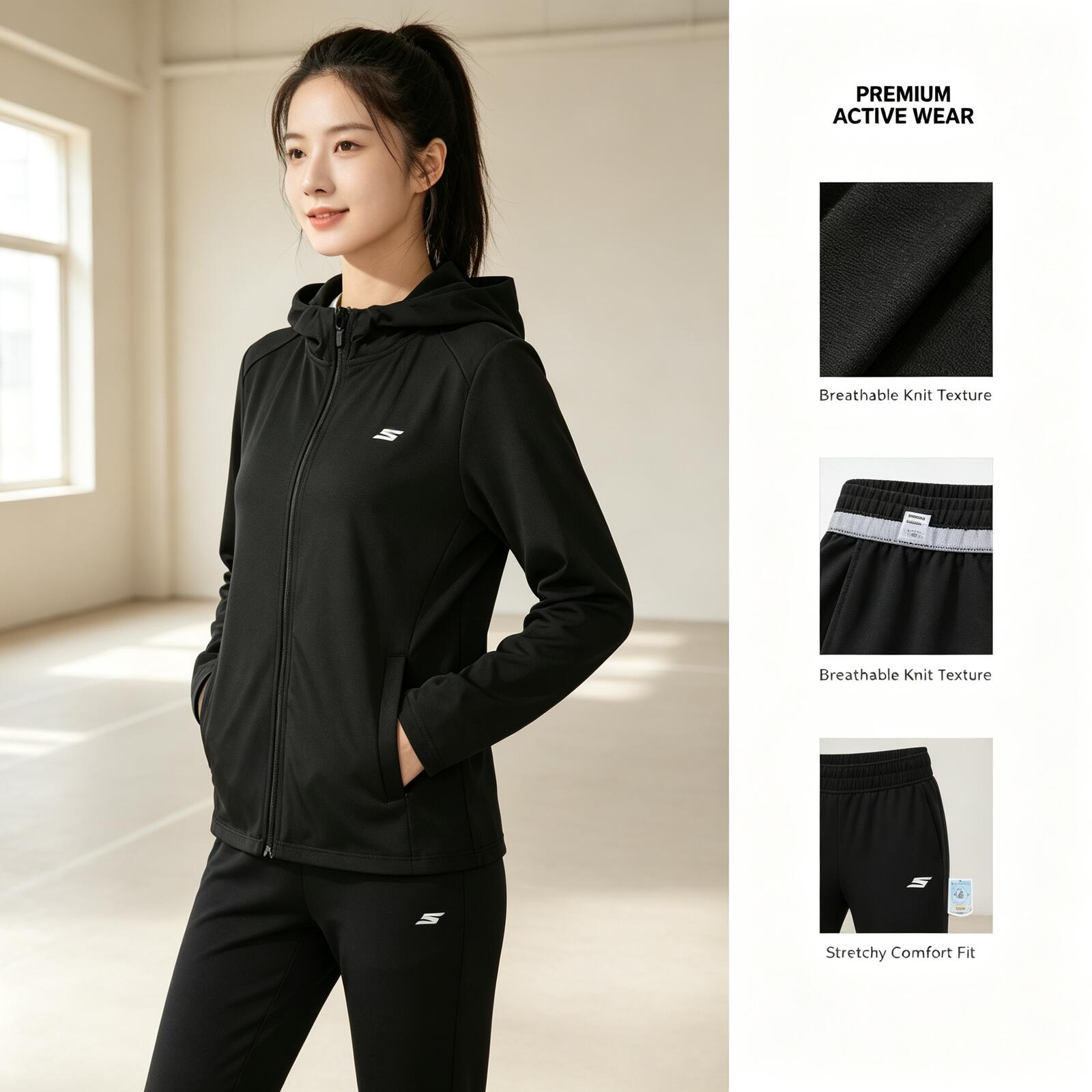 SKECHERS Chaqueta con capucha  - Outdoor Sport Jacket Women'S reseña y precio