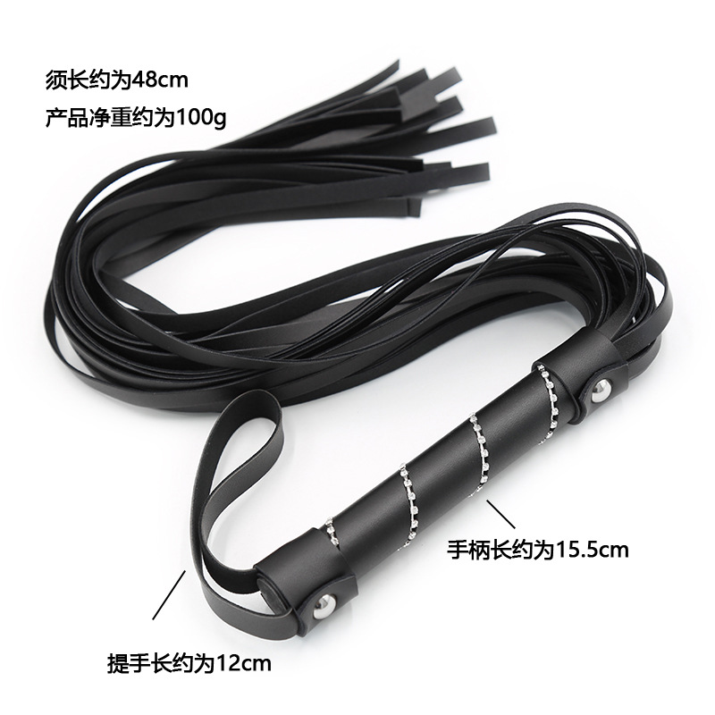 Látigo largo de cuero con mang - Riding Crop Dressage reseña y precio